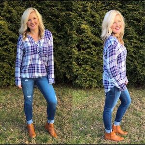Boutique Plaid Shirt